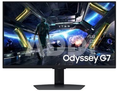 Samsung Odyssey G7 | S27DG702EU | 27 in | Fast IPS | 4K UHD (2160p) 3840 x 2160 at 144 Hz | 350 cd/m&sup2; | 2xHDMI, DisplayPort | Height, pivot (rotation), swivel, tilt | Speaker(s) | Built-in Ethernet
