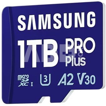 Samsung microSD Card MB-MD1T0SA/WW 1TB PRO+ + adapter MB-MD1T0SA/EU