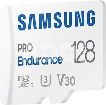 Samsung PRO Endurance MB-MJ128KA/EU 128 GB, MicroSD Memory Card, Flash memory class U3, V30, Class 10, SD adapter