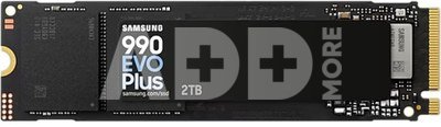 Samsung SSD | 990 EVO Plus | 2000 GB | SSD form factor M.2 2280 | Solid-state drive interface NVMe | Read speed 7250 MB/s | Write speed 6300 MB/s