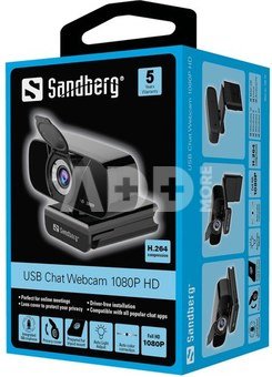 Sandberg 134-15 USB Chat Webcam 1080P HD