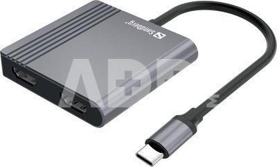 Sandberg 136-44 USB-C Dock 2xHDMI+USB+PD