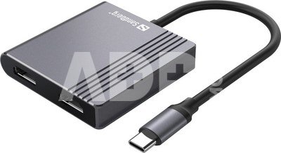 Sandberg 136-44 USB-C Dock 2xHDMI+USB+PD