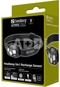 Headlamp 5in1 Recharge Sensor
