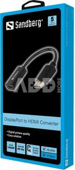 Sandberg 508-28 Adapter DisplayPort>HDMI