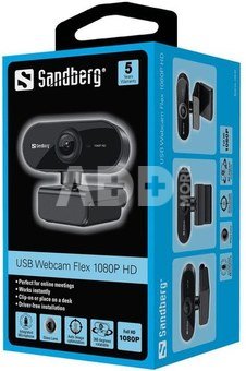 Sandberg webcam USB Flex 1080p