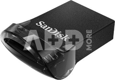 Sandisk Ultra Fit&trade; USB 3.1 - Small Form Factor Plug and Stay Hi-Speed USB Drive 256 GB, USB 3.1, Black