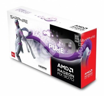 Sapphire Technology Graphics card Radeon RX 9070 PULSE 16GB GDDR6 256bit 2DP/2HDMI