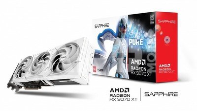 Sapphire Technology Graphics card Radeon RX 9070 XT PURE 16GB OC GDDR6 256bit 2DP/2HDMI