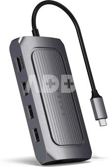Satechi USB4 Multiport Adapter with 8K HDMI space gray