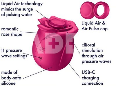Satisfyer air impulse vibrator Pro 2 Classic Blossom