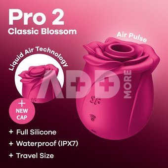 Satisfyer air impulse vibrator Pro 2 Classic Blossom