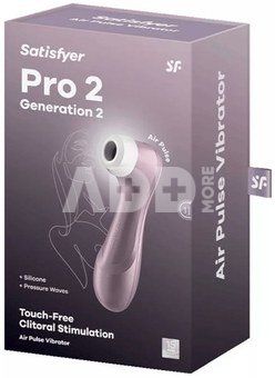 Satisfyer air impulse vibrator Pro 2 Generation 2, purple