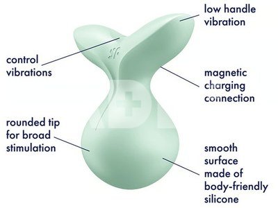Satisfyer vibrator Viva La Vulva 3, mint