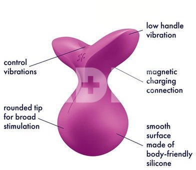 Satisfyer vibrator Viva La Vulva 3, violet