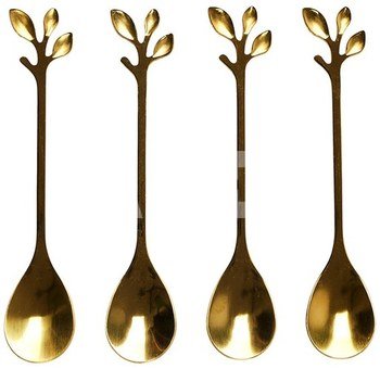 Šaukšteliai arbatai 11,8 cm 4 vnt. Home Deco KA5088