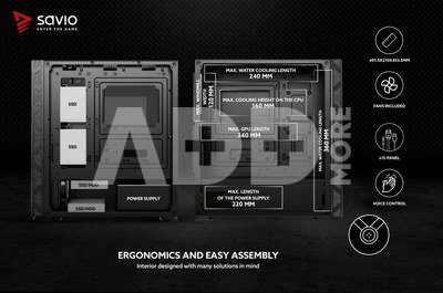 Savio Case glass Prime X1
