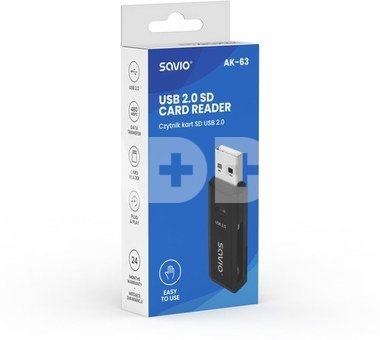 Savio SD Card reader AK-63