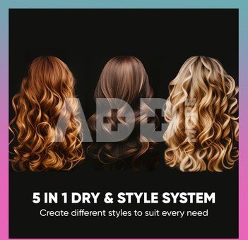 SBB. SBDR-2850-EU 5 in 1 Blowdry and Style