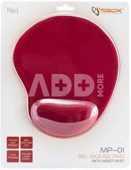 Sbox MP-01R red Gel Mouse Pad