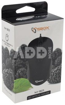 Sbox Optical Mouse M-901 black