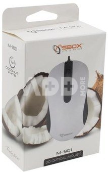 Sbox Optical Mouse M-901 white
