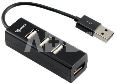 Sbox USB 4 Ports USB HUB H-204 black