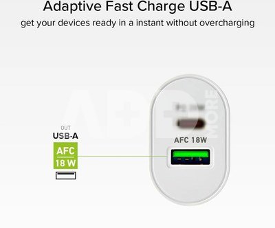 SBS charger USB/USB-C 20W, white