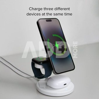 SBS Charging Station MagSafe 15W 3in1, white