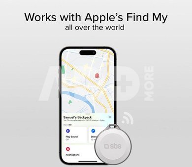 SBS Tracker Apple, white