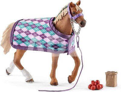 Schleich Horse Club 42360 Englisches Vollblut mit Decke