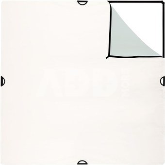 Westcott Scrim Jim Large Silver/White Bounce Fabric (1.8 x 1.8m)