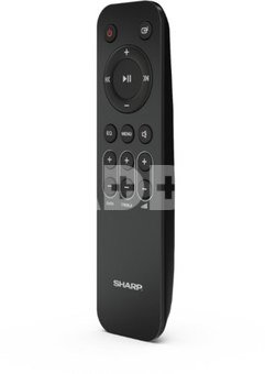 Sharp HT-SBW55121(SL) Q 5.1.2 Dolby Atmos/ DTS:X Soundbar with Wireless Subwoofer, Silver | Sharp