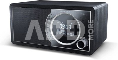 Sharp DR-450(BK) Digital Radio, FM/DAB/DAB+, Bluetooth 4.2, Alarm function, Midnight Black | Sharp | Digital Radio | DR-450(BK) | Bluetooth | Midnight Black