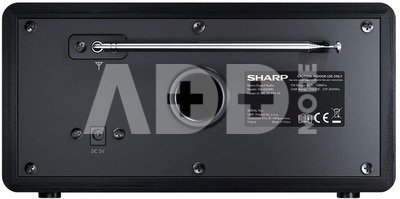 Sharp DR-450(BK) Digital Radio, FM/DAB/DAB+, Bluetooth 4.2, Alarm function, Midnight Black | Sharp | Digital Radio | DR-450(BK) | Bluetooth | Midnight Black