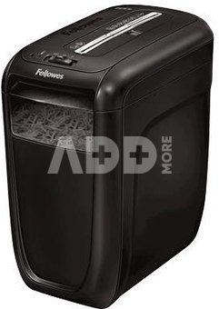 Fellowes Powershred 60Cs, sheet capacity per pass: 10, cross-cut, shreds staples, paper clips and plastic credit cards