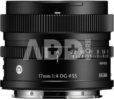 Sigma 17mm F4 DG Contemporary L-Mount (Black)