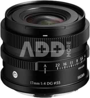 Sigma 17mm F4 DG Contemporary L-Mount (Black)