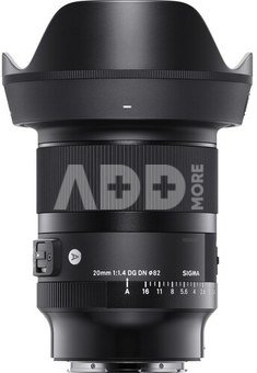 Sigma 20mm f/1.4 DG DN Art Lens for Sony E