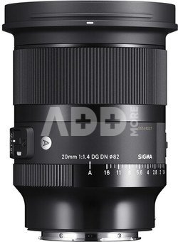 Sigma 20mm f/1.4 DG DN Art Lens for Sony E