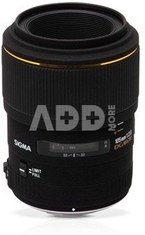 SIGMA 105mm F2.8 EX DG Macro OS HSM (Nikon) + 5 METŲ GARANTIJA
