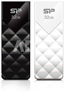 SILICON POWER 16GB, USB 2.0 FLASH DRIVE ULTIMA U03, BLACK