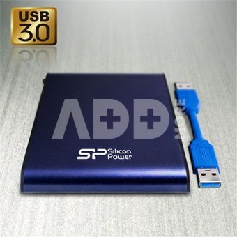 SILICON POWER 2TB, PORTABLE HARD DRIVE ARMOR A80, BLUE