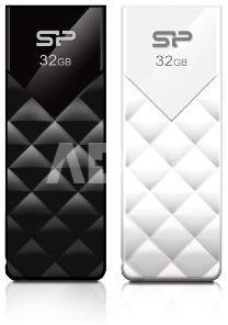SILICON POWER 32GB, USB 2.0 FLASH DRIVE ULTIMA U03, WHITE