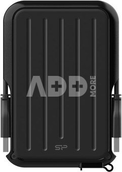 Silicon Power external hard drive 4TB Armor A66, black