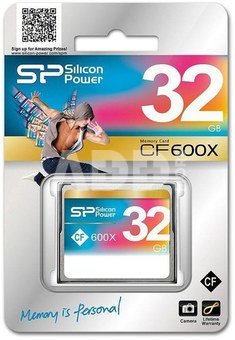 Silicon Power memory card CF 32GB 600x