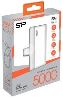 SILICON POWER Power Bank QD50 5000mAh Quick Energy, White