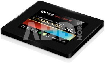 SILICON POWER SSD S55 240GB 2.5" SATAIII 6Gb/s Read Speed: Up to 520MB/s, Write Speed: Up to 460MB/s