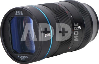 SIRUI ANAMORPHIC LENS 1,33X 75MM F/1.8 E-MOUNT