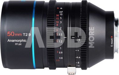 SIRUI ANAMORPHIC LENS 1,6X FULL FRAME 50MM T2.9 E-MOUNT
